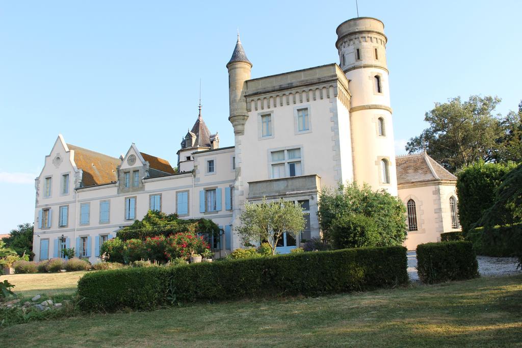 Chateau De Villeneuve - Montolieu Eksteriør billede
